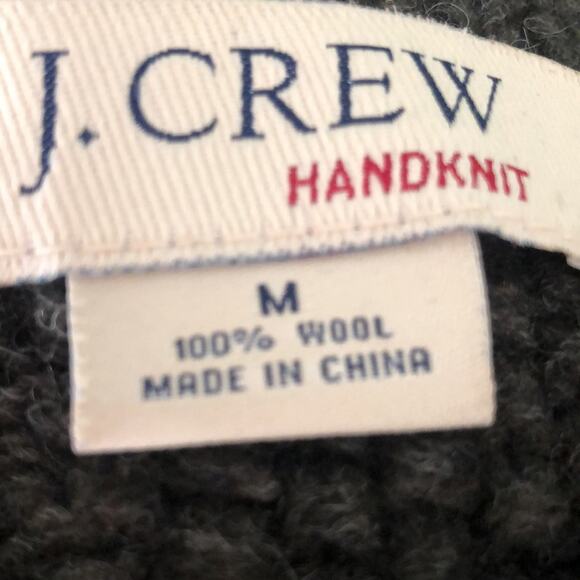 Vintage J. Crew wool cable knit oversized sweater - Picture 8 of 8